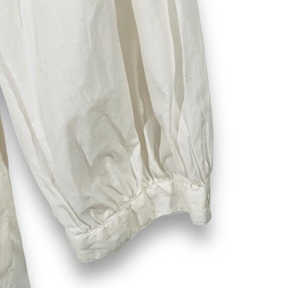 Lilly Pulitzer White Poplin Button Down Shirt Medium - Picture 6 of 12